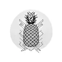 Pineapple tattoo design idea