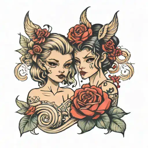 matching brother and sister tattoo tattoo design idea