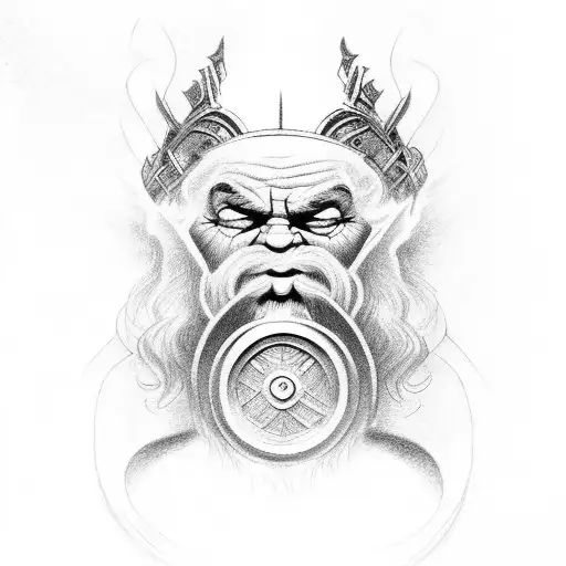 dwarf patterns from the Lord of the Rings tattoo design idea