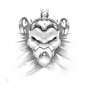 dwarf  tattoo design idea