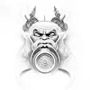 dwarf patterns from the Lord of the Rings tattoo design idea