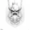 dwarf patterns from the Lord of the Rings tattoo design idea