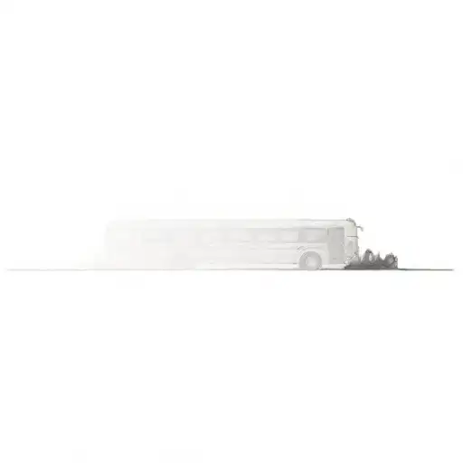 a bus in the dark tattoo design idea