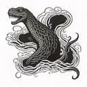 loch Ness monster  tattoo design idea