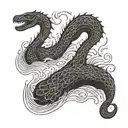 loch Ness monster  tattoo design idea