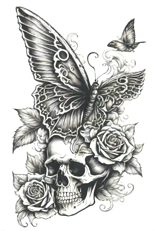 Die with memories not dreams tattoo design idea