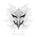 faith courage and gratitude tattoo design idea