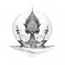 faith courage and gratitude tattoo design idea