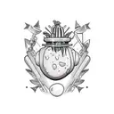 pickle slut tattoo design idea