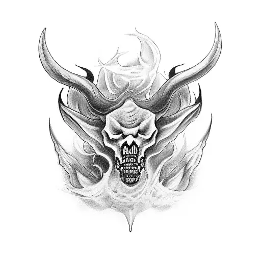 if I don't let my demons out to breath I'll end up with some horns or pair of fucking wings tattoo design idea