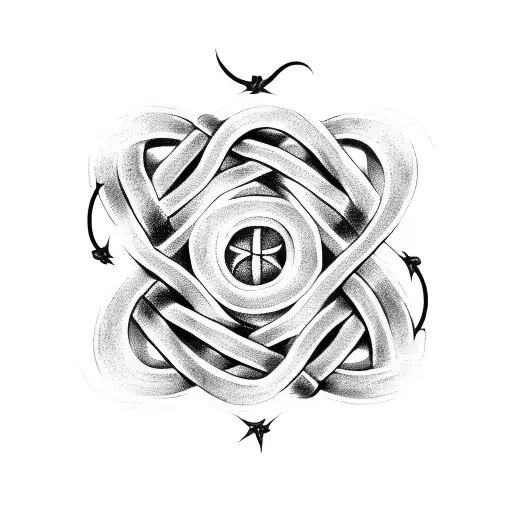witch knot tatoo tattoo design idea
