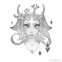 let it go tattoo design idea