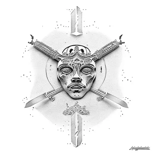 Tony Montana tattoo design idea