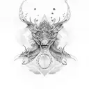 Godfather tattoo design idea