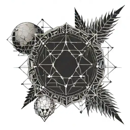 must contain full moon, the sign of cancer and the number 777 tattoo design idea