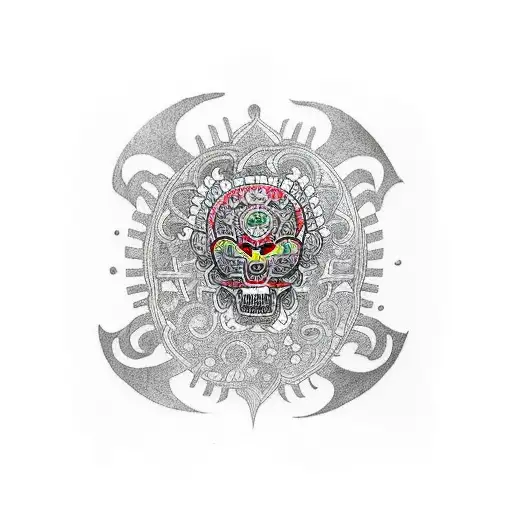 azteca  tattoo design idea