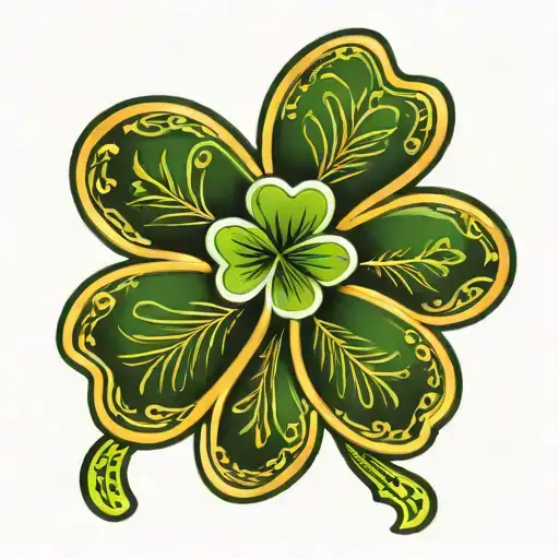 Shamrock tattoo design idea