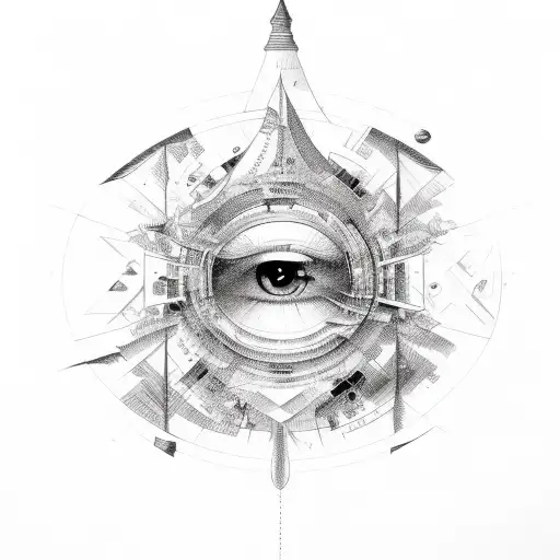 attention deficiency and virgo and incomplete thoughts tattoo design idea