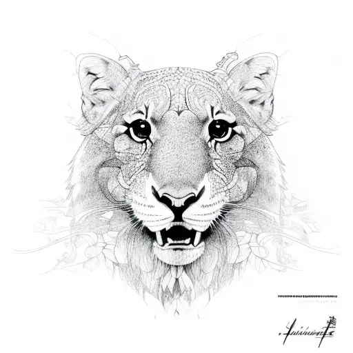 wildlife conservation tattoo design idea