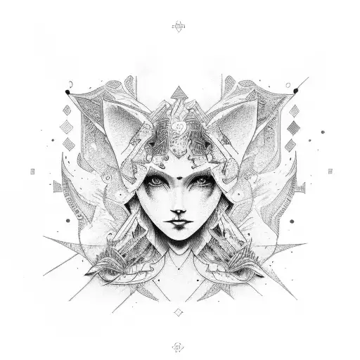 attention deficiency and virgo tattoo design idea