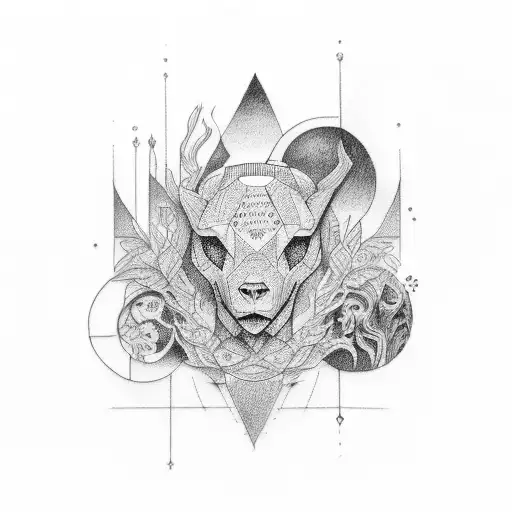 attention deficiency and virgo tattoo design idea