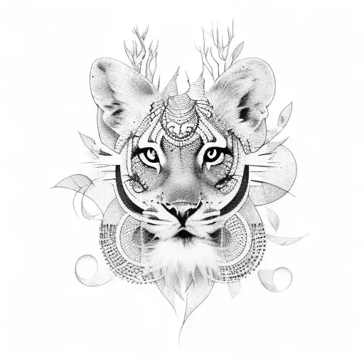 wildlife conservation tattoo design idea
