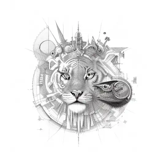 attention deficiency and virgo tattoo design idea