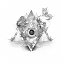 attention deficiency and virgo tattoo design idea