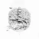 attention deficiency and virgo tattoo design idea