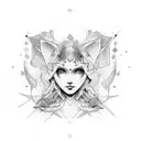 attention deficiency and virgo tattoo design idea