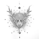 attention deficiency and virgo tattoo design idea