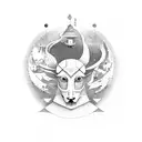 attention deficiency and virgo tattoo design idea