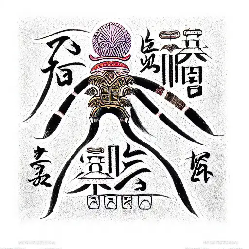 Punishment, hieroglyphs tattoo design idea