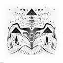 hieroglyphs, china tattoo design idea