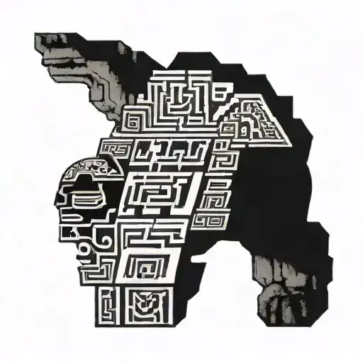 Teotihuacan tattoo design idea