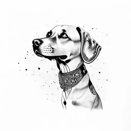 amor a mi perro tattoo design idea