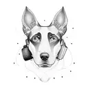 amor a mi perro tattoo design idea