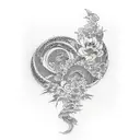 Sisters tattoo design idea