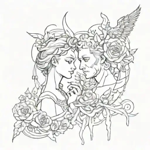 comparison is the thief of joy  tattoo design idea