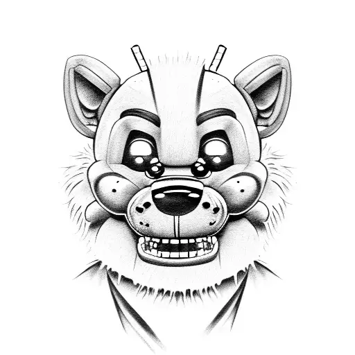 five nights at Freddy's  tattoo design idea