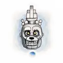 five nights at Freddy's  tattoo design idea