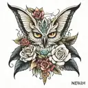 Nevaeh tattoo design idea
