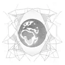 gagarin in space tattoo design idea