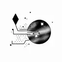 orion constellation tattoo design idea