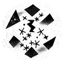 orion constellation tattoo design idea
