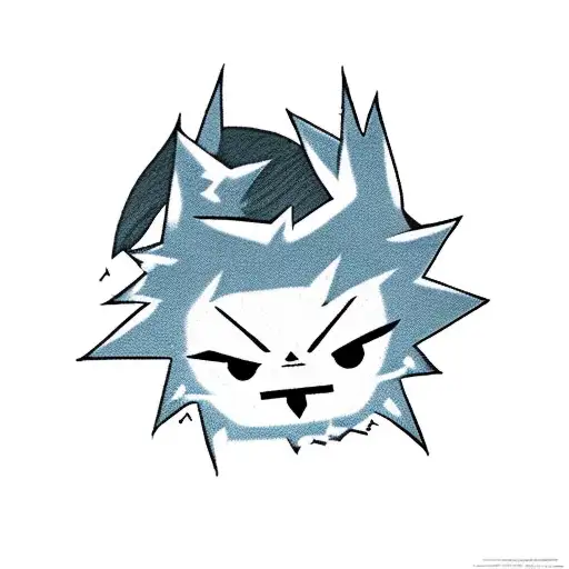 final Fantasy 7 Remake Cloud with fog tattoo design idea