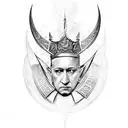 King Baldwin IV tattoo design idea