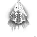 King Baldwin IV tattoo design idea