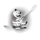 Donald Duck  tattoo design idea