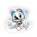Donald Duck  tattoo design idea